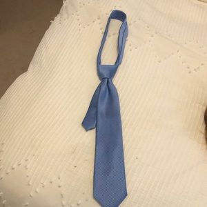 Blue patterned Natica 100% silk Tie